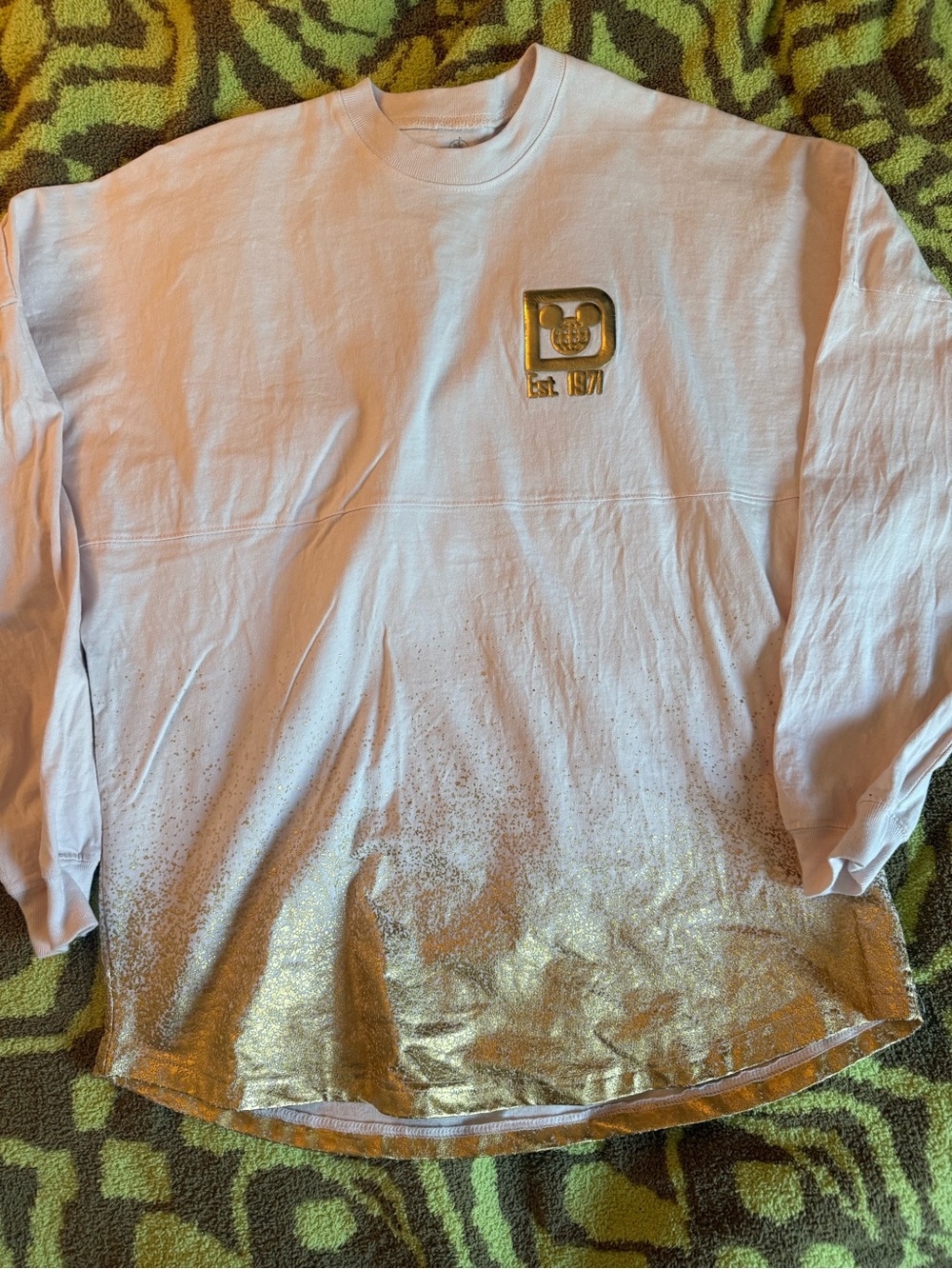 Disney Gold Shimmer Pink Spirit Jersey